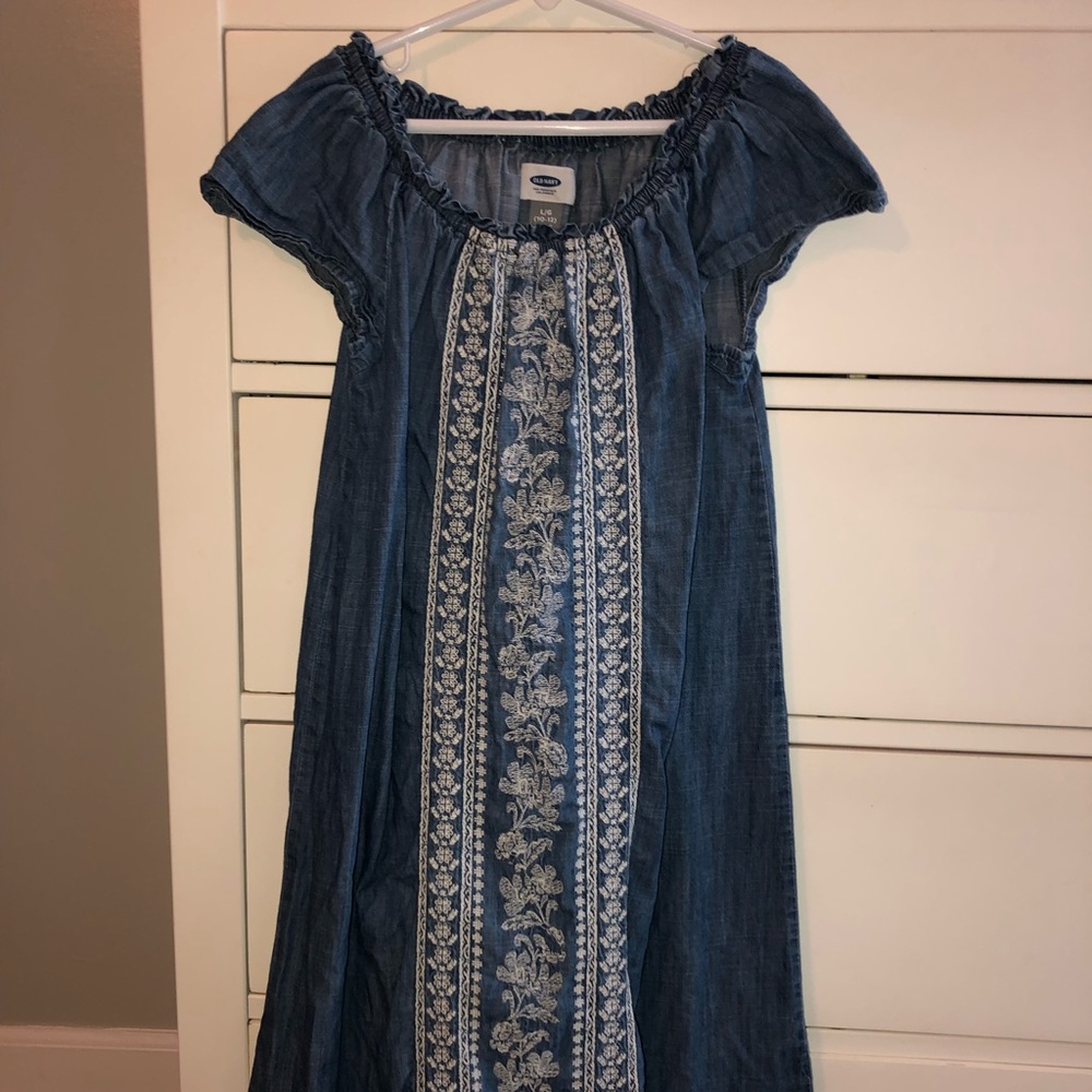 Girls Chambray Dress